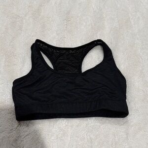 Black and grey Zyia Bomber bra size small